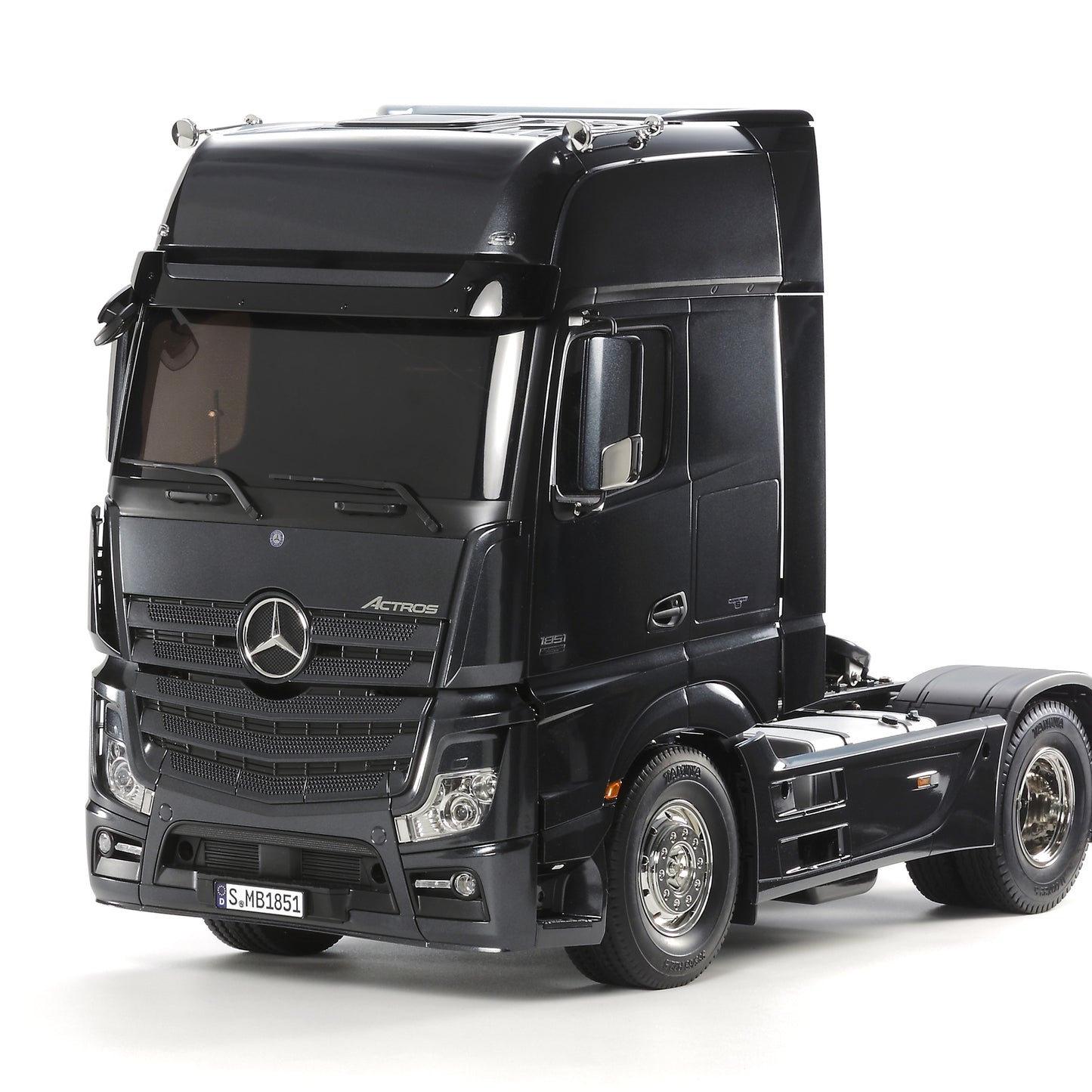 Tamiya Mercedes Benz Actros 1851 GigaSpace Black Edition 1/14 RC Truck Kit 56342