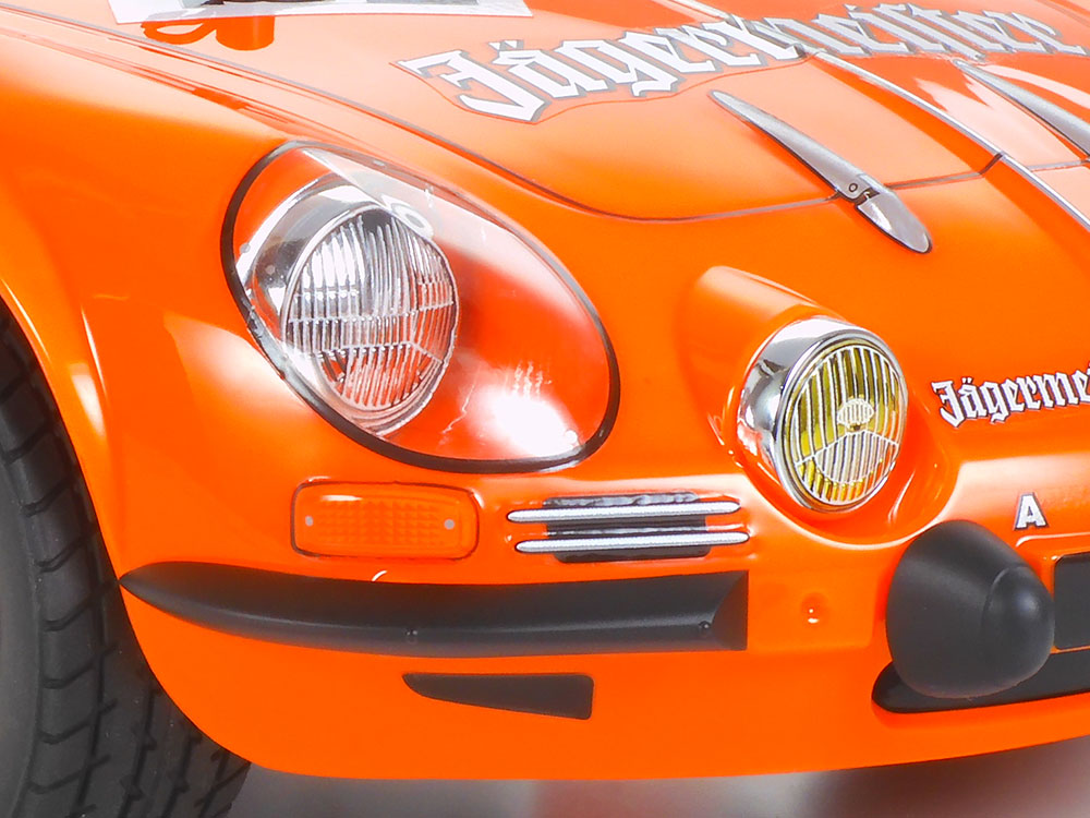 Tamiya ALPINE A110 JAGERMEISTER 1973 (M-06) with ESC 1/10 RC Car Kit 58708
