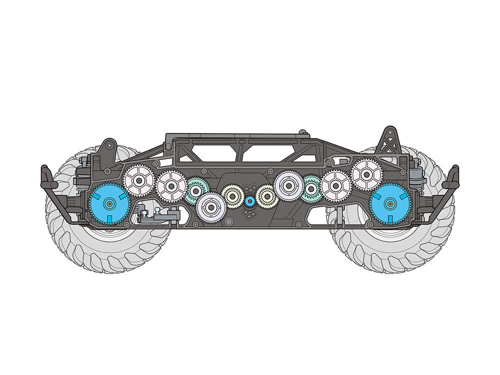 Tamiya Squash Van (GF-02) 1/10 RC Off Road Buggy Kit 58725