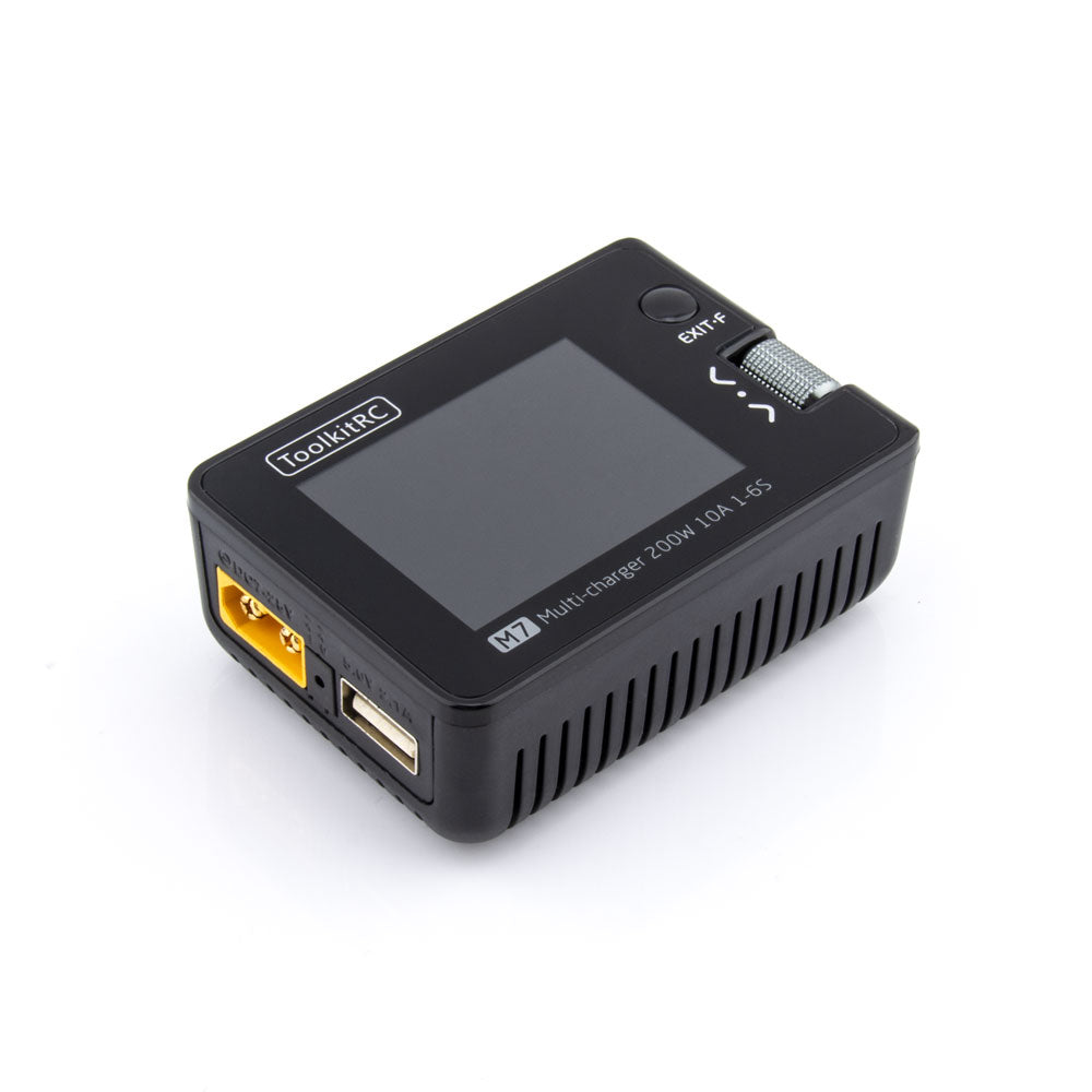 ToolKitRC M7 200W 10A 2-6S DC Multifunction Balance Charger (DC INPUT)