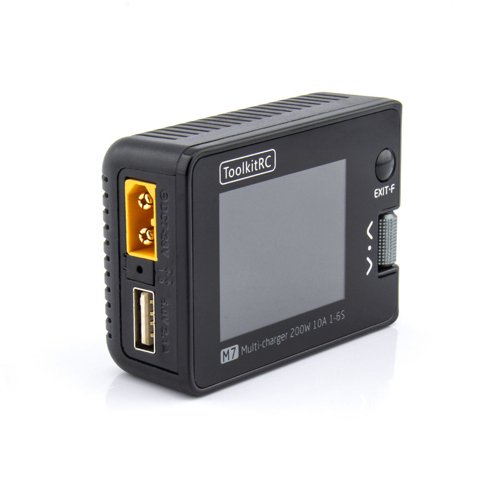 ToolKitRC M7 200W 10A 2-6S DC Multifunction Balance Charger (DC INPUT)