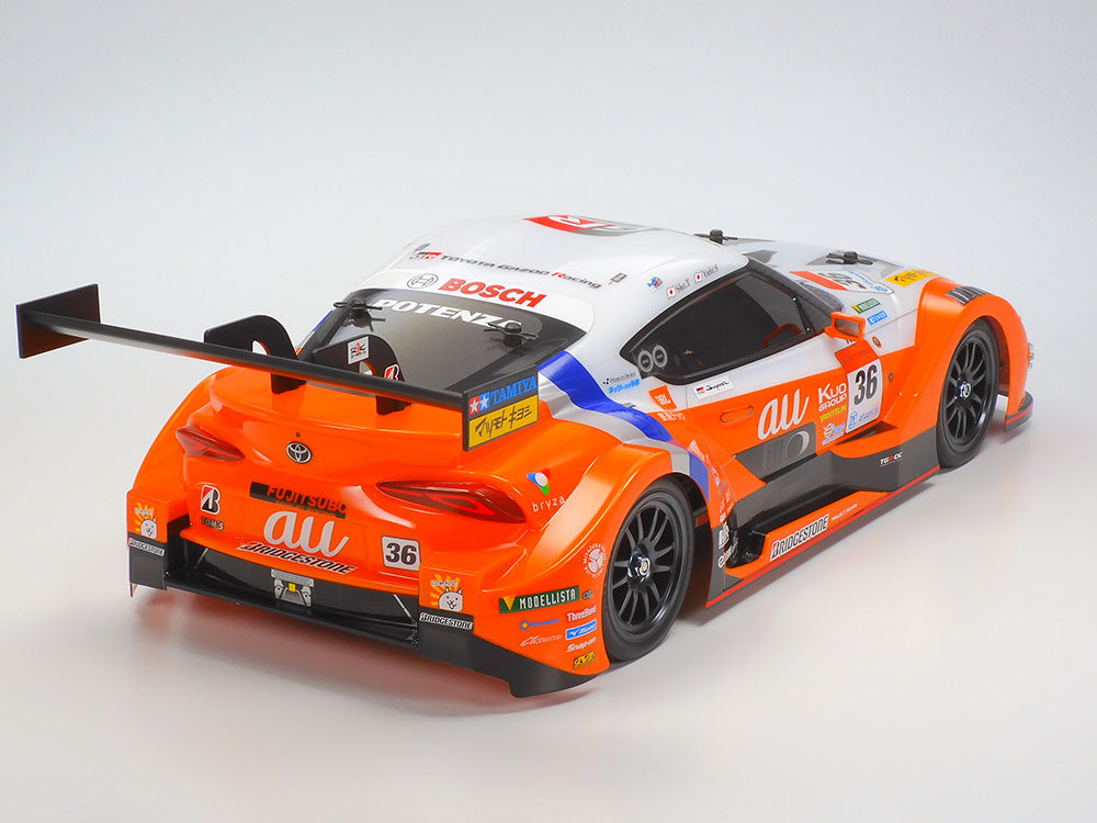 Tamiya 58703 1/10 SCALE R/C 4WD HIGH PERFORMANCE RACING CAR au TOM'S GR Supra (TT-02 CHASSIS)