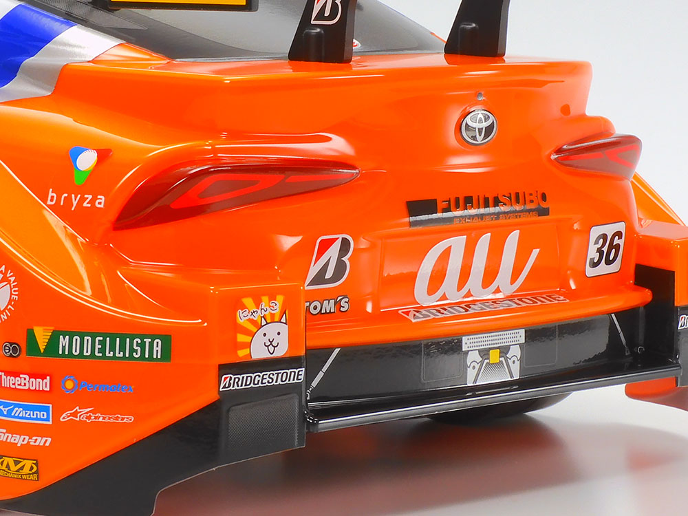 Tamiya 58703 1/10 SCALE R/C 4WD HIGH PERFORMANCE RACING CAR au TOM'S GR Supra (TT-02 CHASSIS)