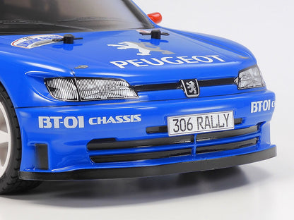 Tamiya PEUGEOT 306 MAXI (BT-01) with ESC 1/10 RC Car Kit 58746