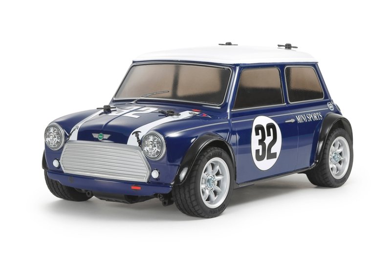 Tamiya  Mini Cooper Racing Painted Body Blue (MB-01) 1/10 RC Car Kit 47515